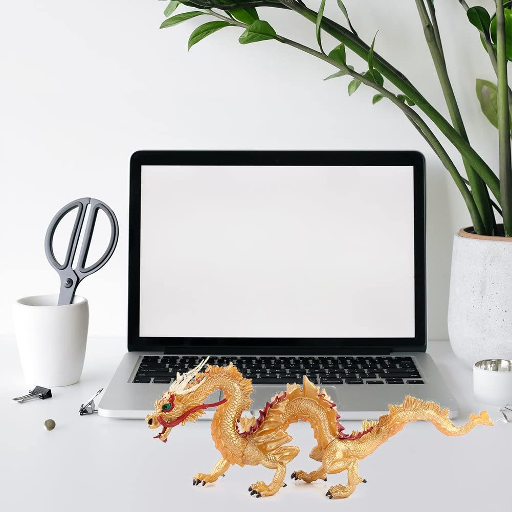 お値下げ❣️中国の古い器　動物いっぱい！可愛い　ドラゴン　ヴィンテージ Amazon.co.jp: ドラゴンモデル 中国の龍 動物模型 生き生き 家庭 学校